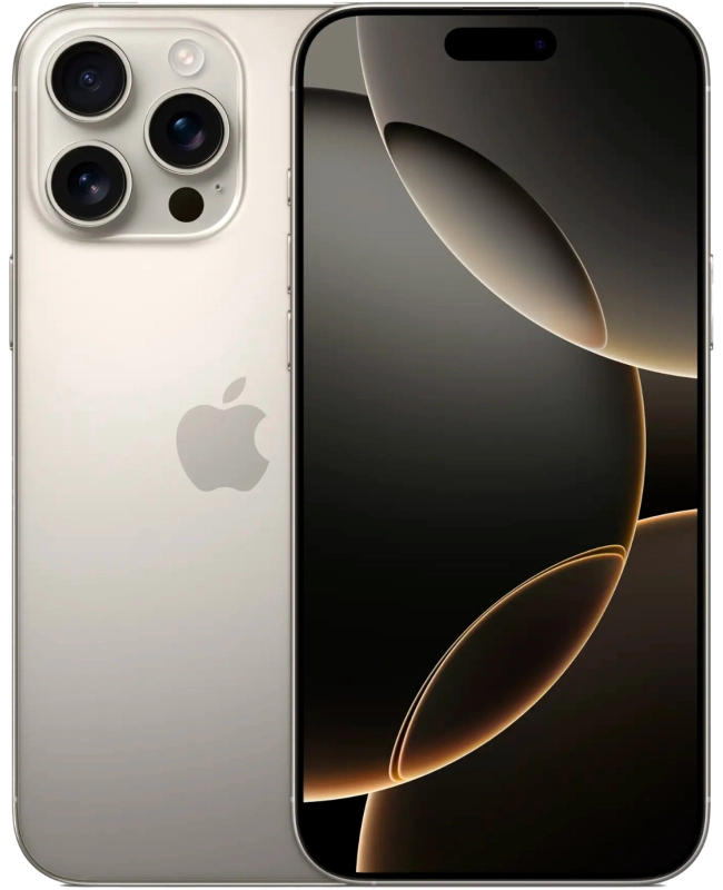 Смартфон Apple iPhone 16 Pro Max 256 ГБ, Natural Titanium (nano-SIM + nano-SIM)