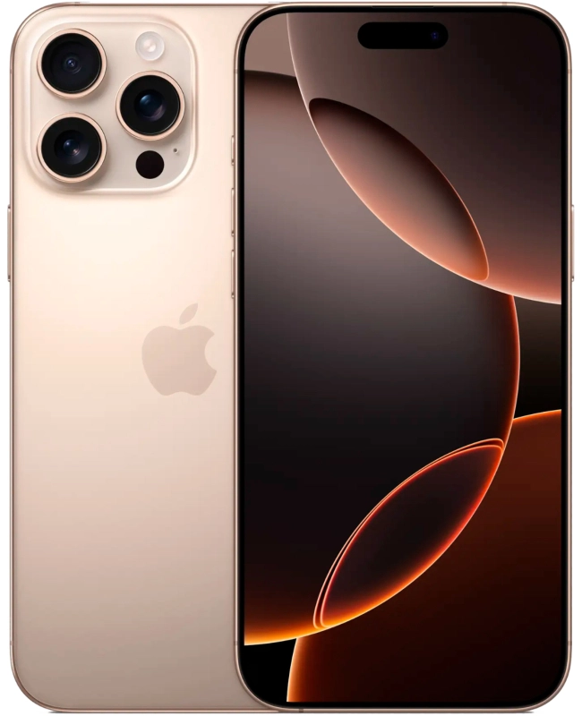 Смартфон Apple iPhone 16 Pro Max 1 ТБ, Desert Titanium (nano-SIM + eSIM)