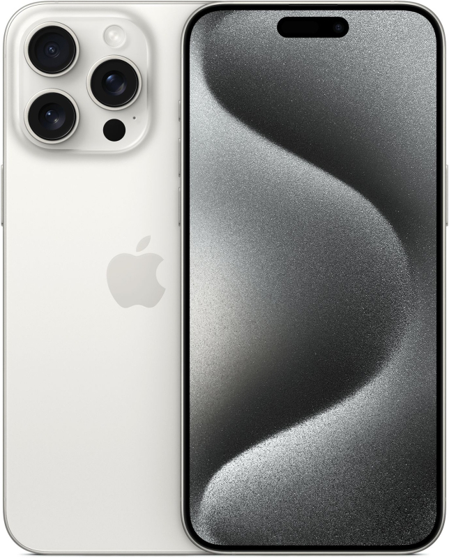 Смартфон Apple iPhone 15 Pro Max 256GB nano SIM + eSIM белый титан