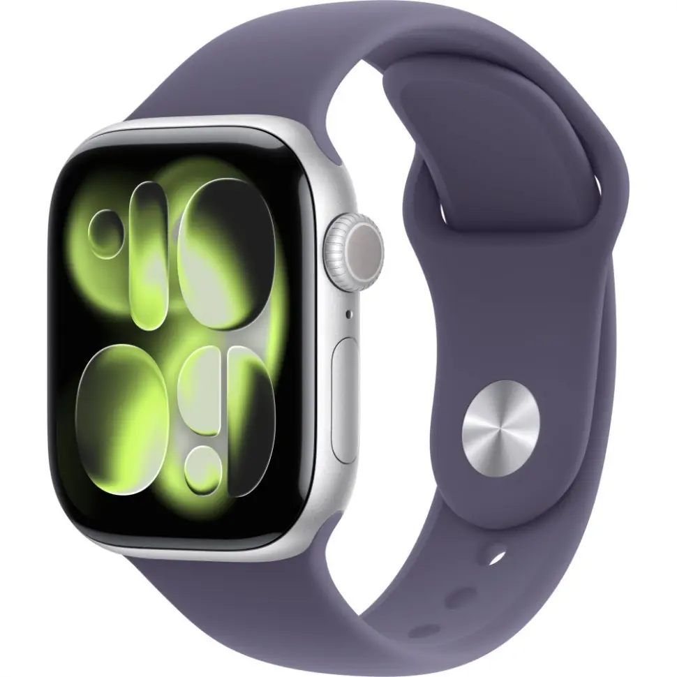 Умные часы Apple Watch S11 42 mm Silver Aluminum Case with Purple Fog Sport Band S/M