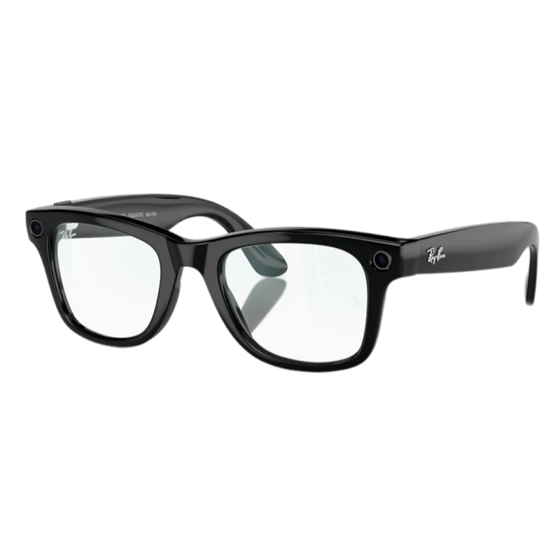 Умные очки Ray-Ban Meta Glass Wayfarer RW4008 Shiny Black/Clear