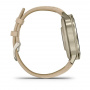 умные часы watch garmin venu 4 41 mm lunar gold leather 010-03013-00
