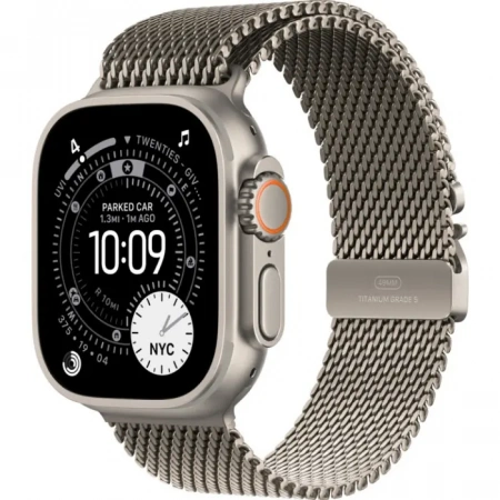 Умные часы Apple Watch Ultra 3 49 Natural Titanium case with L Natural Titanium Milanese loop Умные часы Apple Watch Ultra 3 49 Natural Titanium case with L Natural Titanium Milanese loop