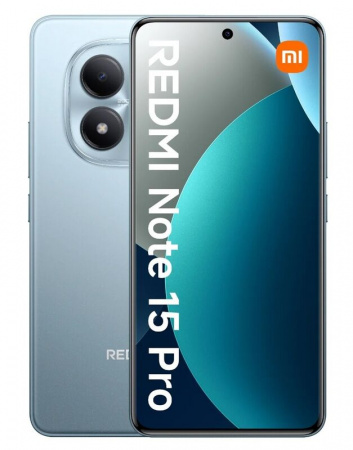 Смартфон Xiaomi Redmi Note 15 Pro 12/512 ГБ Glacier Blue Смартфон Xiaomi Redmi Note 15 Pro 12/512 ГБ Glacier Blue