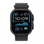 умные часы apple watch ultra 2 (2024)  49 black titanium case with black ocean band