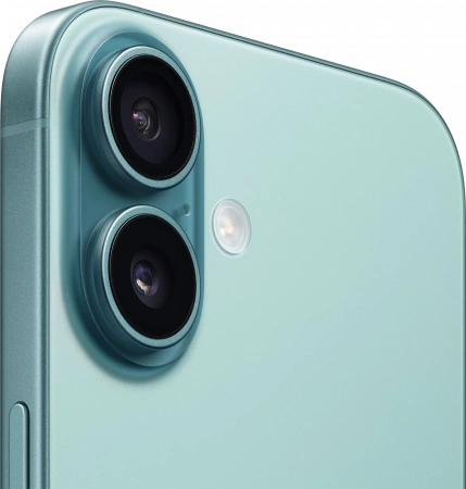 смартфон apple iphone 16 256 гб, teal (nano-sim + esim)