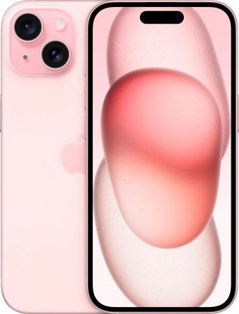Смартфон Apple iPhone 15 256 ГБ, Pink (nano-SIM + eSIM)