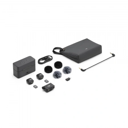 беспроводной микрофон dji mic mini (2 tx + rx + charging case)