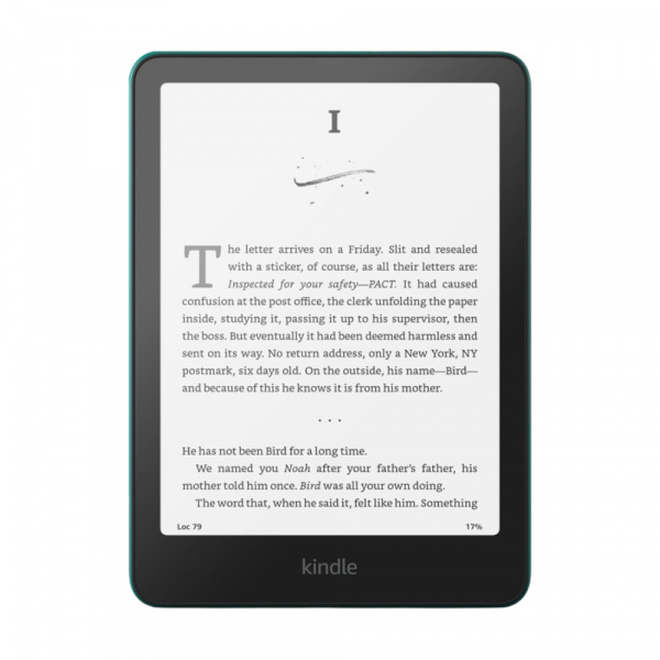 электронная книга amazon kindle paperwhite 12, 7",32gb, 2024, wi-fi, metallic jade (signature edition)