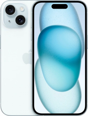 Смартфон Apple iPhone 15 128 ГБ, Blue (nano-SIM + eSIM) Смартфон Apple iPhone 15 128 ГБ, Blue (nano-SIM + eSIM)