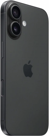 смартфон apple iphone 16 128 гб, black (nano-sim + esim)