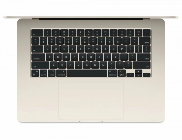 ноутбук apple macbook air 13 (m3, 24/512 гб ssd) starlight mc8p4