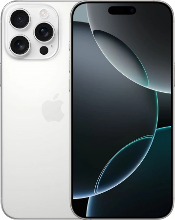 Смартфон Apple iPhone 16 Pro Max 512 ГБ, White Titanium (nano-SIM + eSIM)