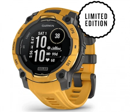 Умные часы Watch Garmin Instinct 3 45 Solar Sunburst with Sunburst/Gray Band 010-02934-02 Умные часы Watch Garmin Instinct 3 45 Solar Sunburst with Sunburst/Gray Band 010-02934-02
