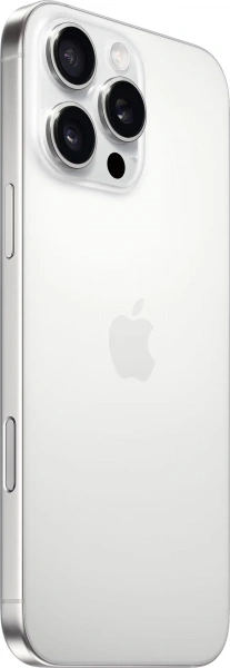 смартфон apple iphone 16 pro 128 гб, white titanium (nano-sim + nano-sim)