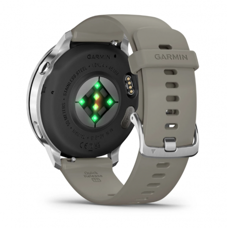 умные часы watch garmin venu 4 45 mm silver with silver gray silicone умные часы watch garmin venu 4 45 mm silver with silver gray silicone