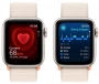 умные часы apple watch se (2023) 40 starlight loop (mr9w3)