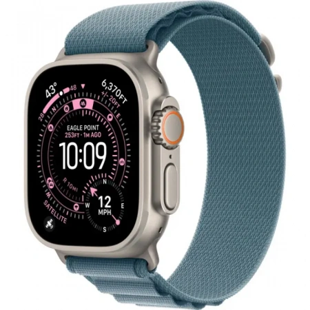 Умные часы Apple Watch Ultra 3 49 Natural Titanium Case with L Light Blue Alpine Loop Умные часы Apple Watch Ultra 3 49 Natural Titanium Case with L Light Blue Alpine Loop