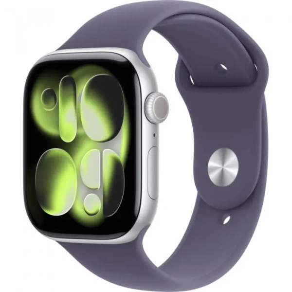 Умные часы Apple Watch S11 46 mm Silver Aluminum Case with Purple Fog Sport Band M/L