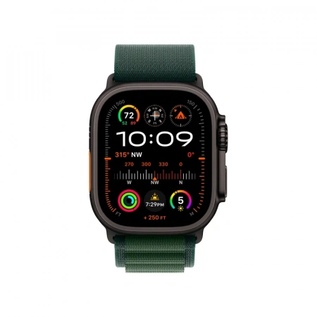 умные часы apple watch ultra 2 (2024) 49 black titanium case with m dark green alpine loop умные часы apple watch ultra 2 (2024) 49 black titanium case with m dark green alpine loop