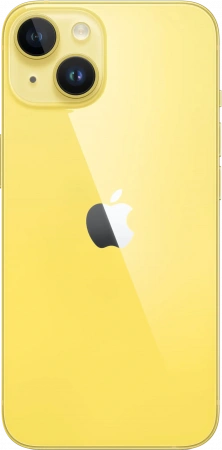 смартфон iphone 14 128 гб yellow (nano-sim + esim)