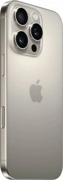 смартфон apple iphone 16 pro 128 гб, natural titanium (nano-sim + nano-sim)