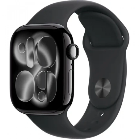 Умные часы Apple Watch S11 42 mm Jet Black Aluminum Case with Black Sport Band M/L Умные часы Apple Watch S11 42 mm Jet Black Aluminum Case with Black Sport Band M/L