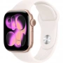 умные часы apple watch s11 46 mm rose gold aluminum case sport band light blush s/m