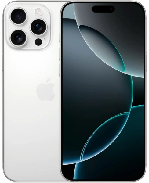 Смартфон Apple iPhone 16 Pro 128 ГБ, White Titanium (nano-SIM + nano-SIM)
