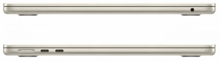 ноутбук apple macbook air 13 m2 16/256гб, starlight (mc7w4)