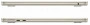 ноутбук apple macbook air 13 m2 16/256гб, starlight (mc7w4)