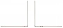 ноутбук apple macbook air 13 m2 16/256гб, starlight (mc7w4)
