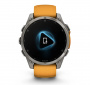 умные часы watch garmin fenix 8 51 amoled sapphire titanium spark orange 010-02905-53