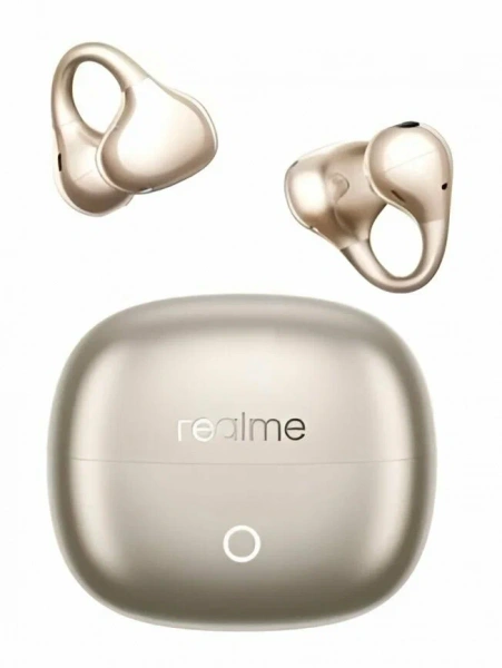 беспроводные наушники realme buds clip titanium gold
