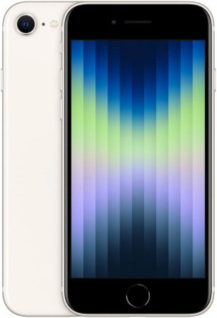 iPhone SE 2022 128 ГБ, Starlight nano SIM+eSIM