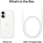 смартфон apple iphone 16 256 гб, white (nano-sim + esim)