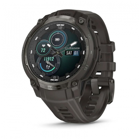 Умные часы Watch Garmin Instinct Crossover Amoled Charcoal Black 010-03398-00 Умные часы Watch Garmin Instinct Crossover Amoled Charcoal Black 010-03398-00