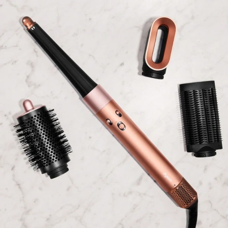 стайлер dyson hs08 airwrap id long barrel amber silk (diffuser)