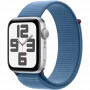 умные часы apple watch se (2023) 40 silver case winter blue sport loop (mre33) умные часы apple watch se (2023) 40 silver case winter blue sport loop (mre33)
