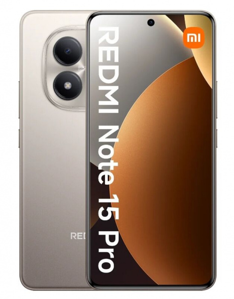Смартфон Xiaomi Redmi Note 15 Pro 12/256 ГБ Titanium Color