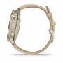 умные часы watch garmin venu 4 41 mm lunar gold leather 010-03013-00