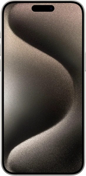 смартфон apple iphone 15 pro max 256 гб, natural titanium (nano-sim + nano-sim)
