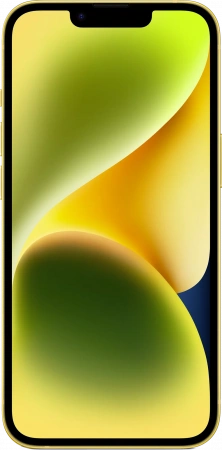 смартфон iphone 14 128 гб yellow (nano-sim + esim)
