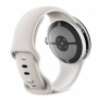 pixel watch 4 41 wi-fi polished silver/porcelain active band pixel watch 4 41 wi-fi polished silver/porcelain active band
