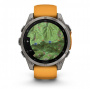 умные часы watch garmin fenix 8 51 amoled sapphire titanium spark orange 010-02905-53