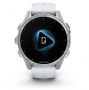 умные часы watch garmin fenix 8 43 amoled sapphire soft gold with whitestone 010-02903-18