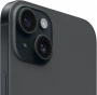 смартфон apple iphone 15 256 гб, black (nano-sim + esim)