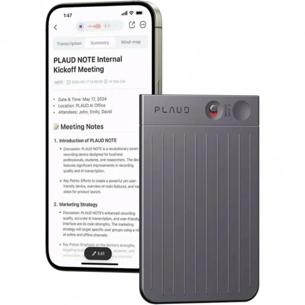 диктофон plaud note nb-100 chatgpt 64gb black