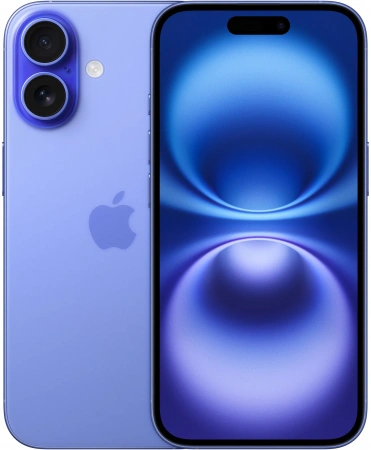 Смартфон Apple iPhone 16 512 ГБ, Ultramarine (nano-SIM + eSIM) Смартфон Apple iPhone 16 512 ГБ, Ultramarine (nano-SIM + eSIM)