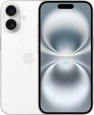 Смартфон Apple iPhone 16 256 ГБ, White (nano-SIM + eSIM)